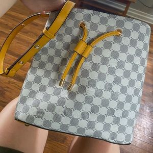 Mezon Drawstring Bucket Handbag